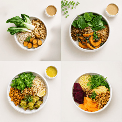 Rote-Bete-Hirse-Bowl – vegane Winterbowl mit Roter Bete, Hirse, Apfel und Nüssen, wärmend, eisenreich und alltagstauglich