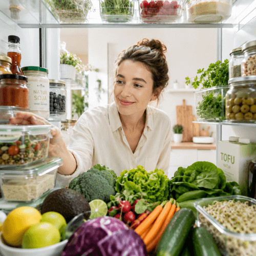 Antientzündliche Ernährung mit nährstoffreichen Lebensmitteln, Antioxidantien, Ballaststoffen und pflanzlicher Ernährung für Frauen