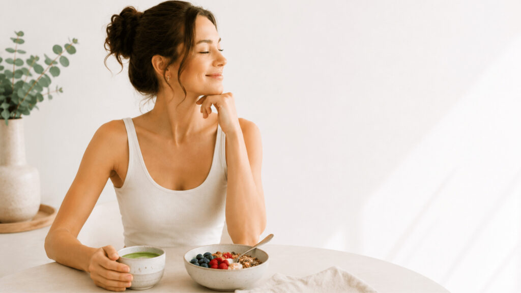 Antientzündliche Ernährung mit nährstoffreichen Lebensmitteln, Antioxidantien, Ballaststoffen und pflanzlicher Ernährung für Frauen